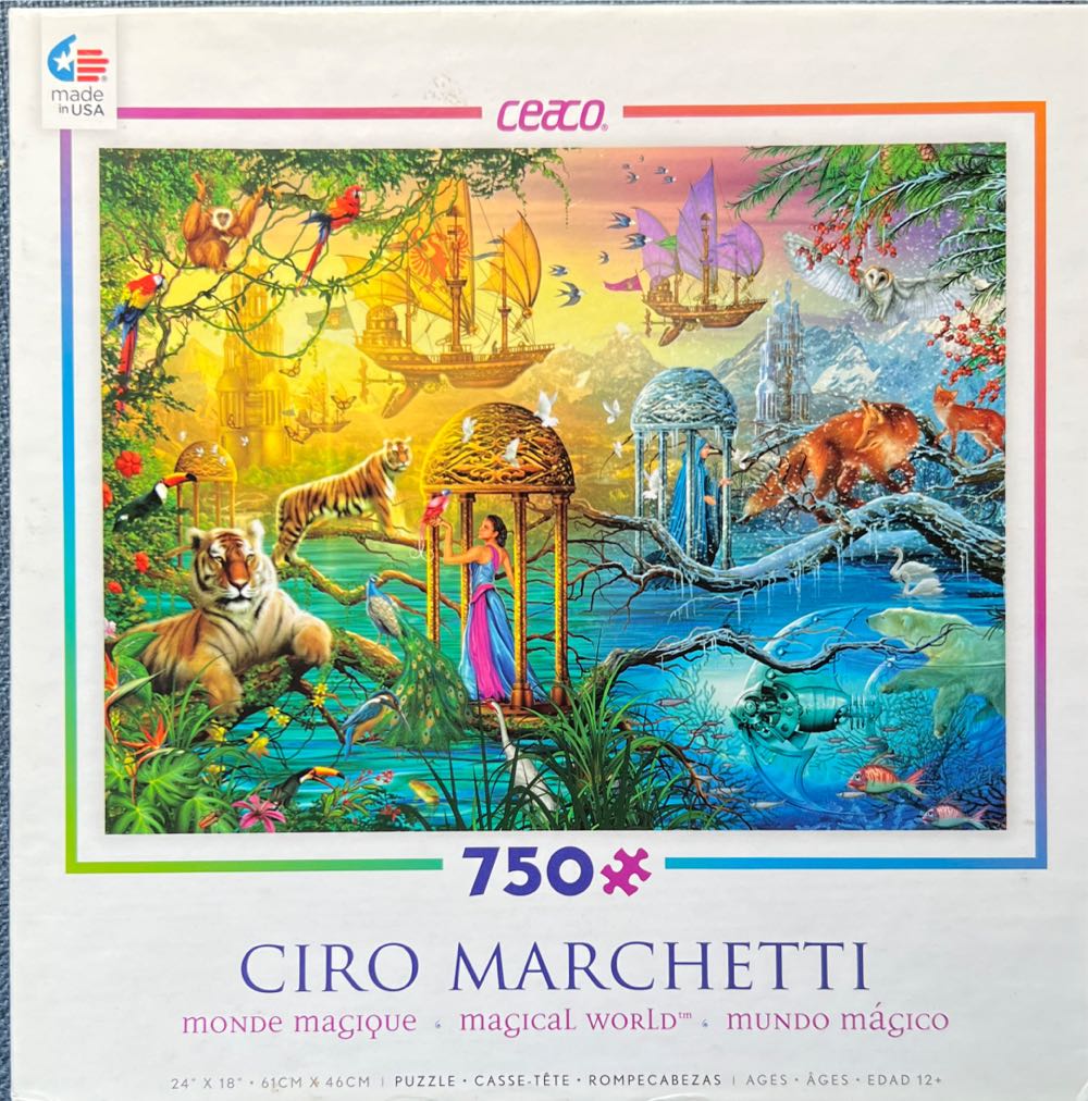 Shangri La - Ceaco puzzle collectible [Barcode 021081290142] - Main Image 3