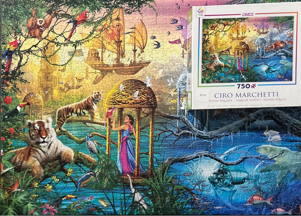 Shangri La - Ceaco puzzle collectible [Barcode 021081290142] - Main Image 4