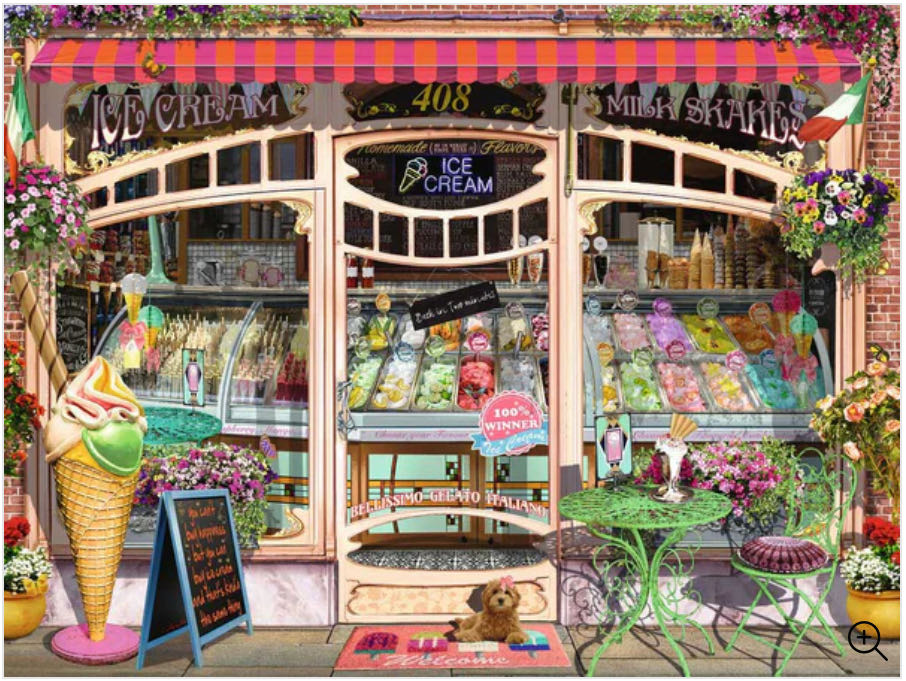 Ice Cream Shop - Ravensburger puzzle collectible - Main Image 2