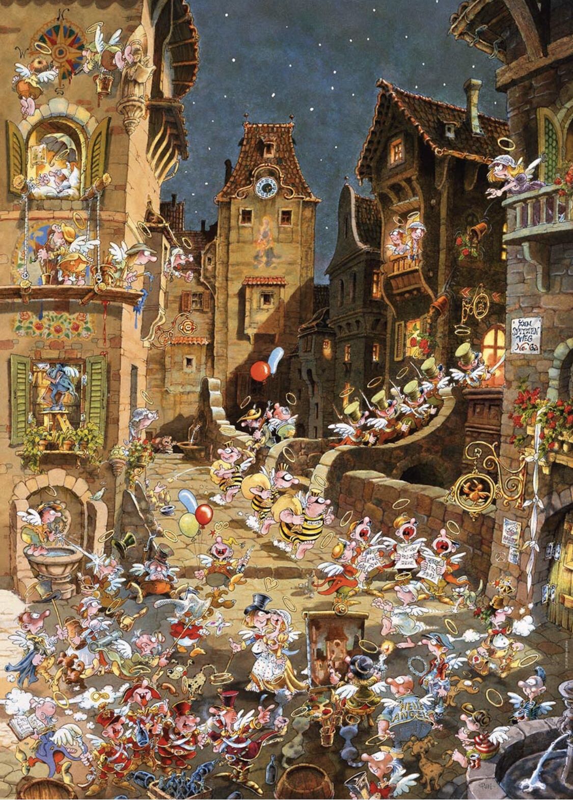 Romantic Town - Heye Puzzle puzzle collectible [Barcode 4001689298753] - Main Image 2