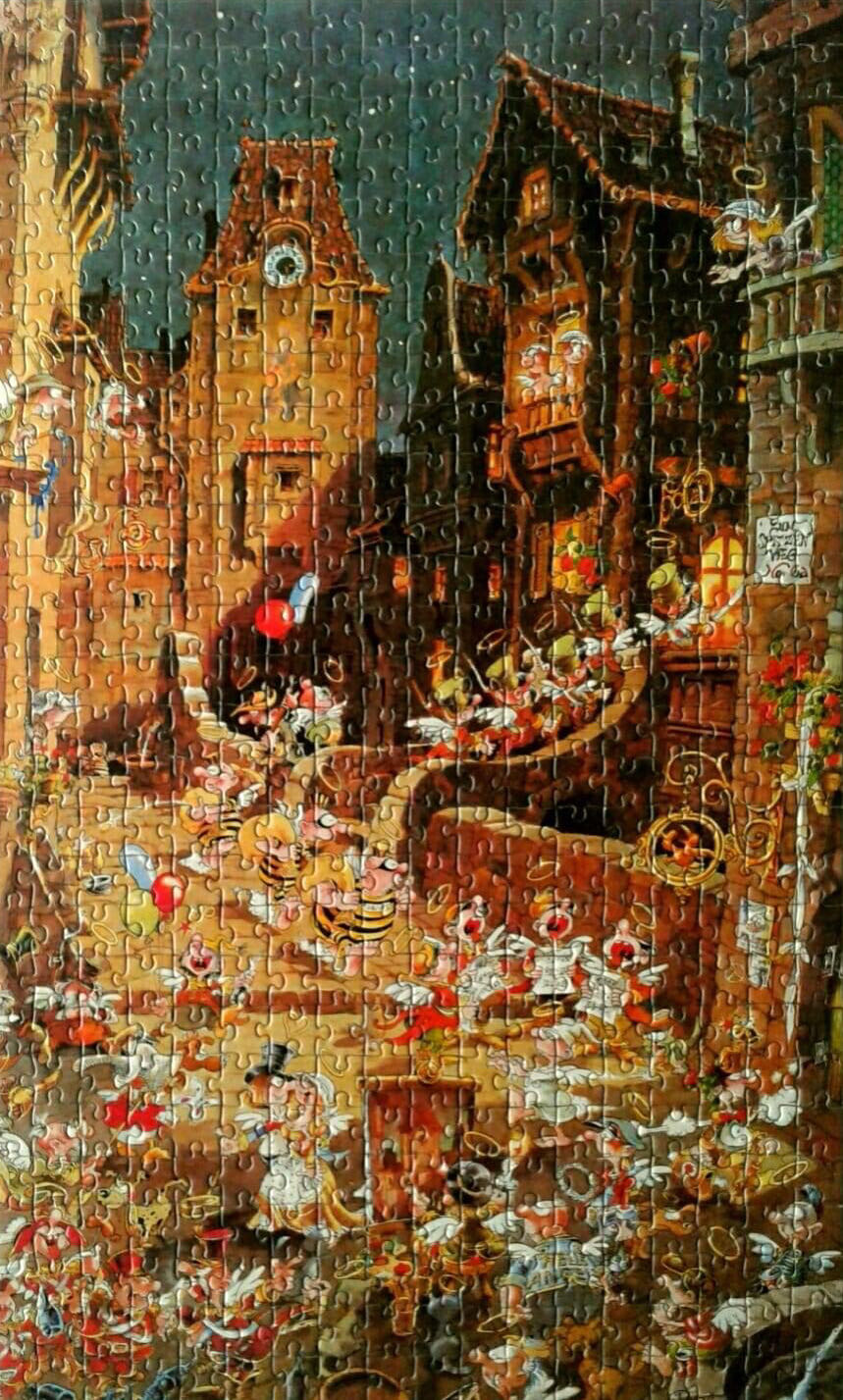 Romantic Town - Heye Puzzle puzzle collectible [Barcode 4001689298753] - Main Image 3