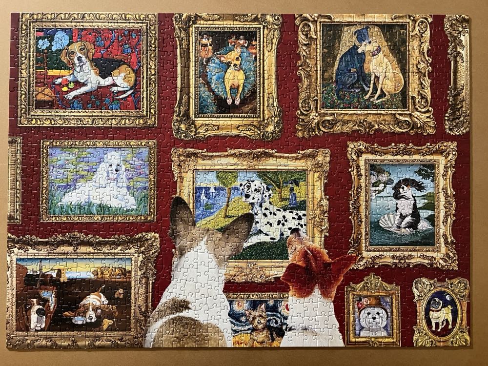 Dog Gallery - Cobble Hill 🇨🇦 puzzle collectible [Barcode 625012800143] - Main Image 2
