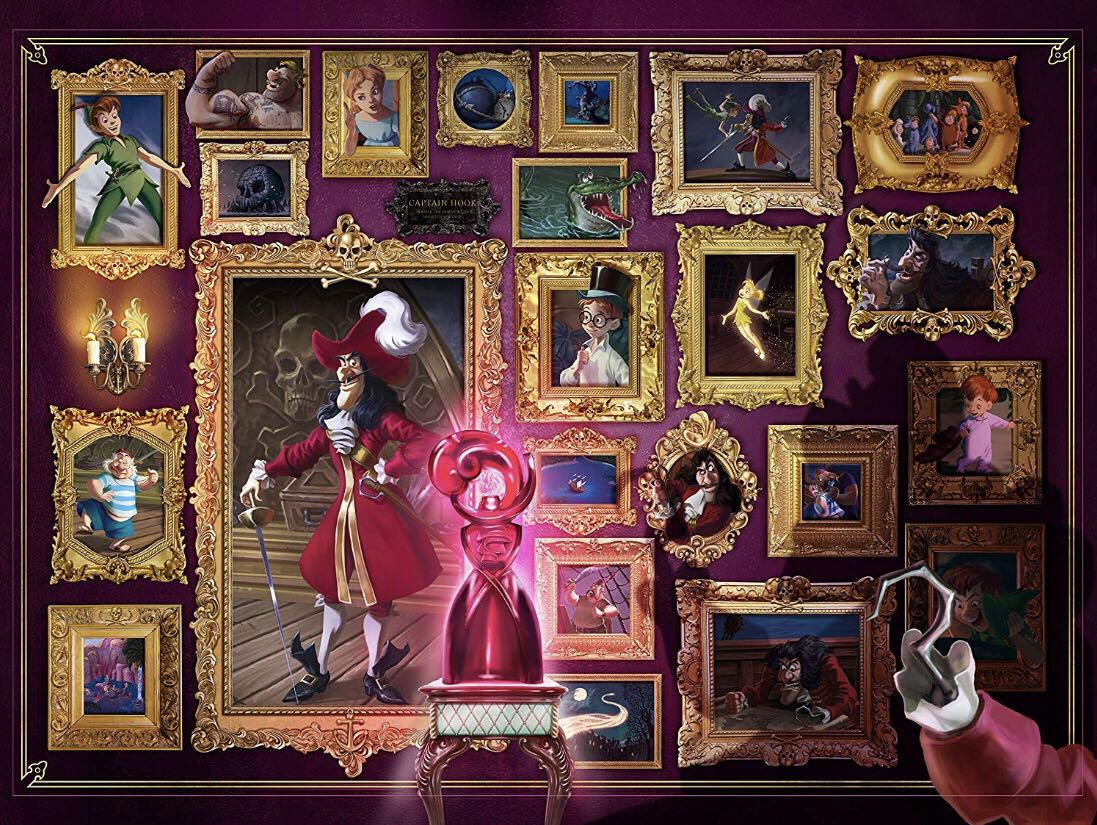 Villainous: Captain Hook - Ravensburger puzzle collectible [Barcode 4005556150229] - Main Image 2