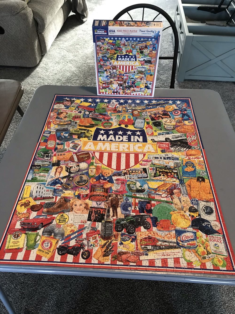 Made In America - White Mountain Puzzles puzzle collectible [Barcode 724819258253] - Main Image 3