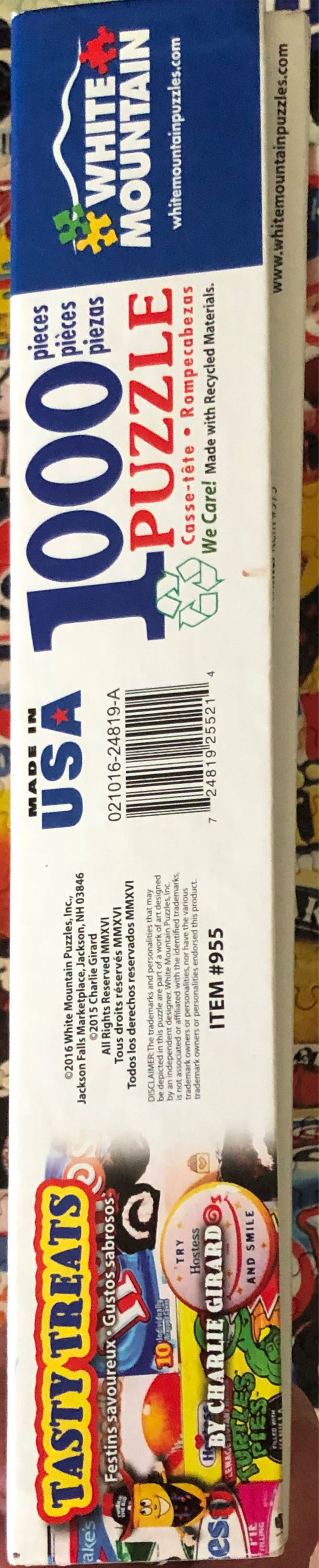 ZZ - Tasty Treats (SOLD) - White Mountain puzzle collectible [Barcode 724819255214] - Main Image 4
