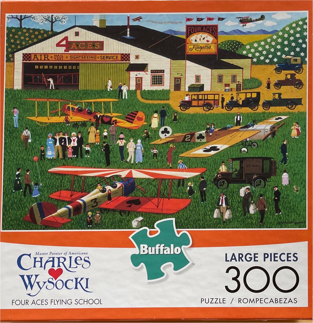 CW-Four Aces Flying School $5(PENDING K) - Buffalo puzzle collectible [Barcode 079346026111] - Main Image 2