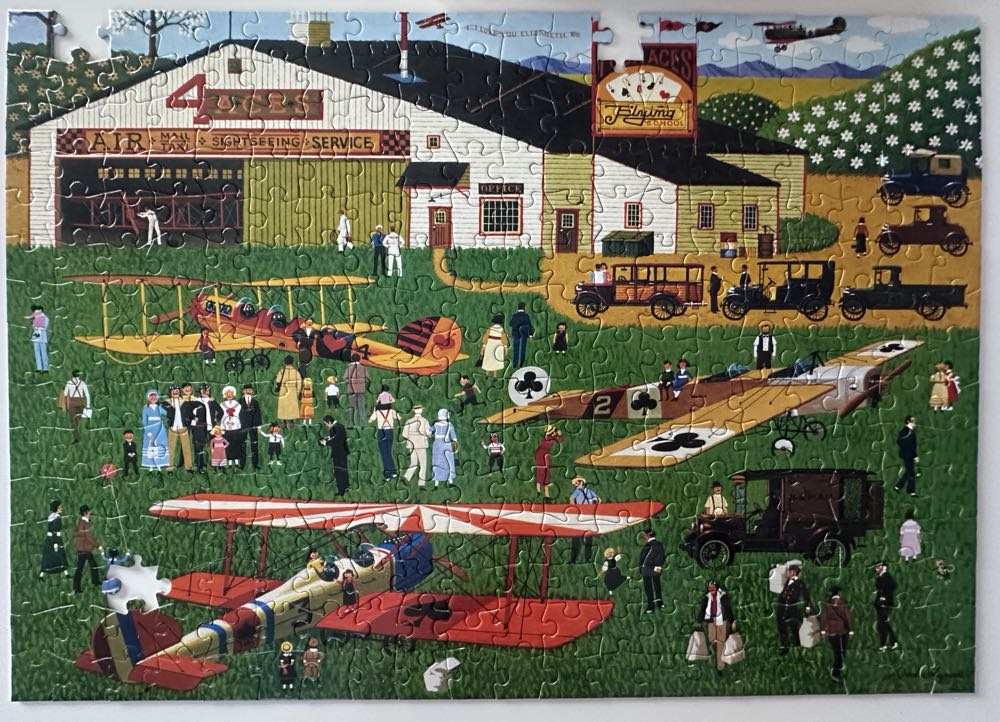 CW-Four Aces Flying School $5(PENDING K) - Buffalo puzzle collectible [Barcode 079346026111] - Main Image 3