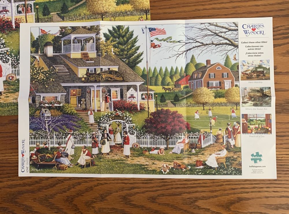 Charles Wysocki: Love - Buffalo Games 🇺🇸 puzzle collectible [Barcode 079346026333] - Main Image 4