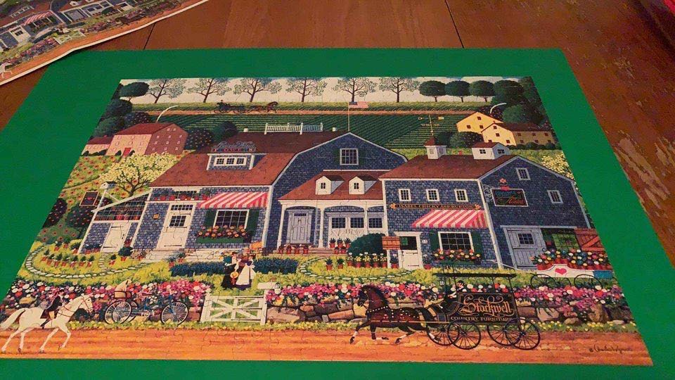 Prairie Wind Flowers - Charles Wysocki puzzle collectible [Barcode 079346026142] - Main Image 2