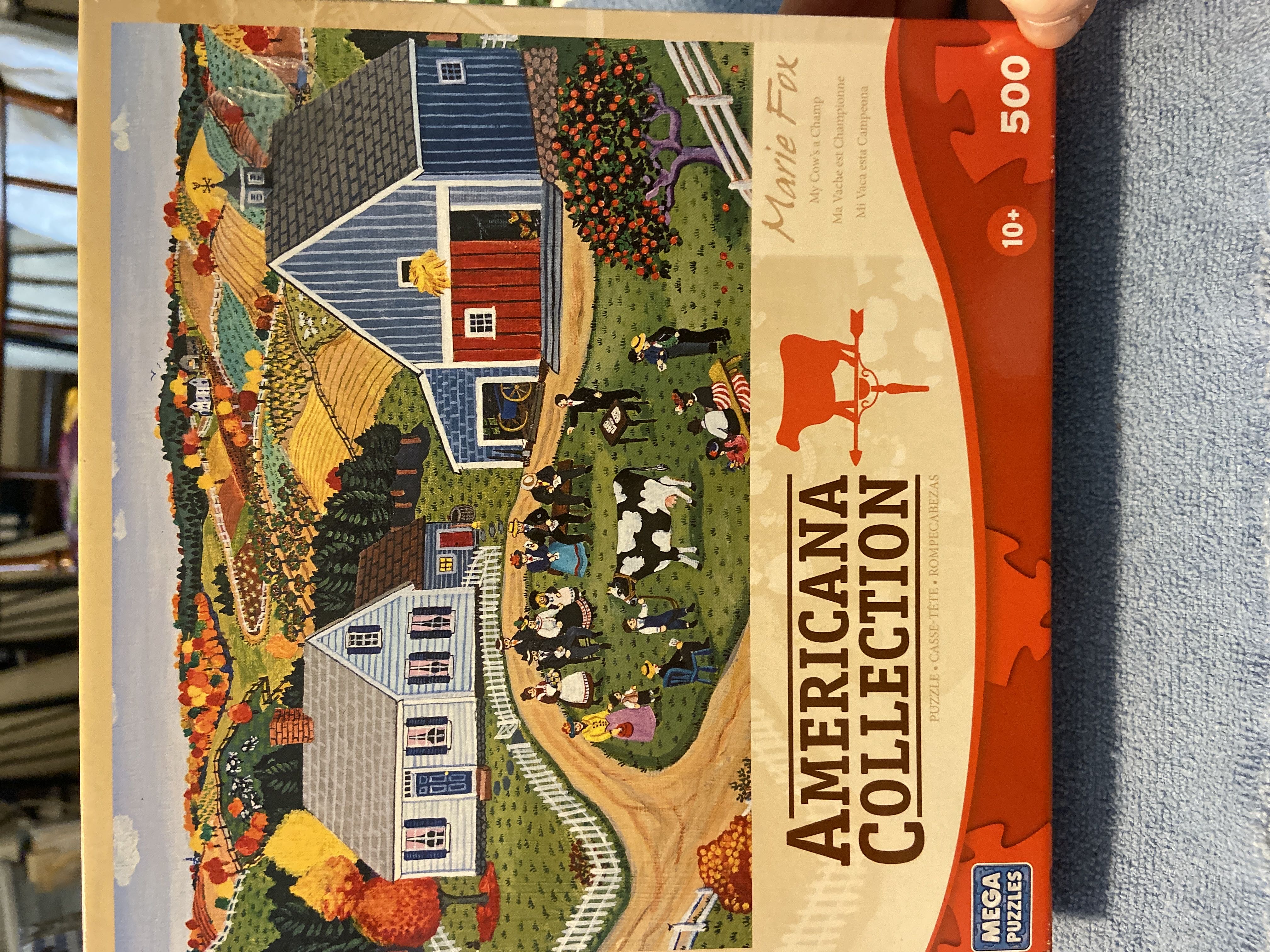My Cow’s A Champ - Mega Puzzles puzzle collectible [Barcode 072348505554] - Main Image 1