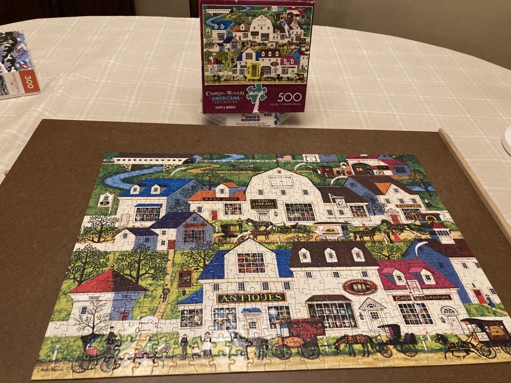 Shops & Buggies ❤️ - Charles Wysocki puzzle collectible [Barcode 079346037117] - Main Image 2