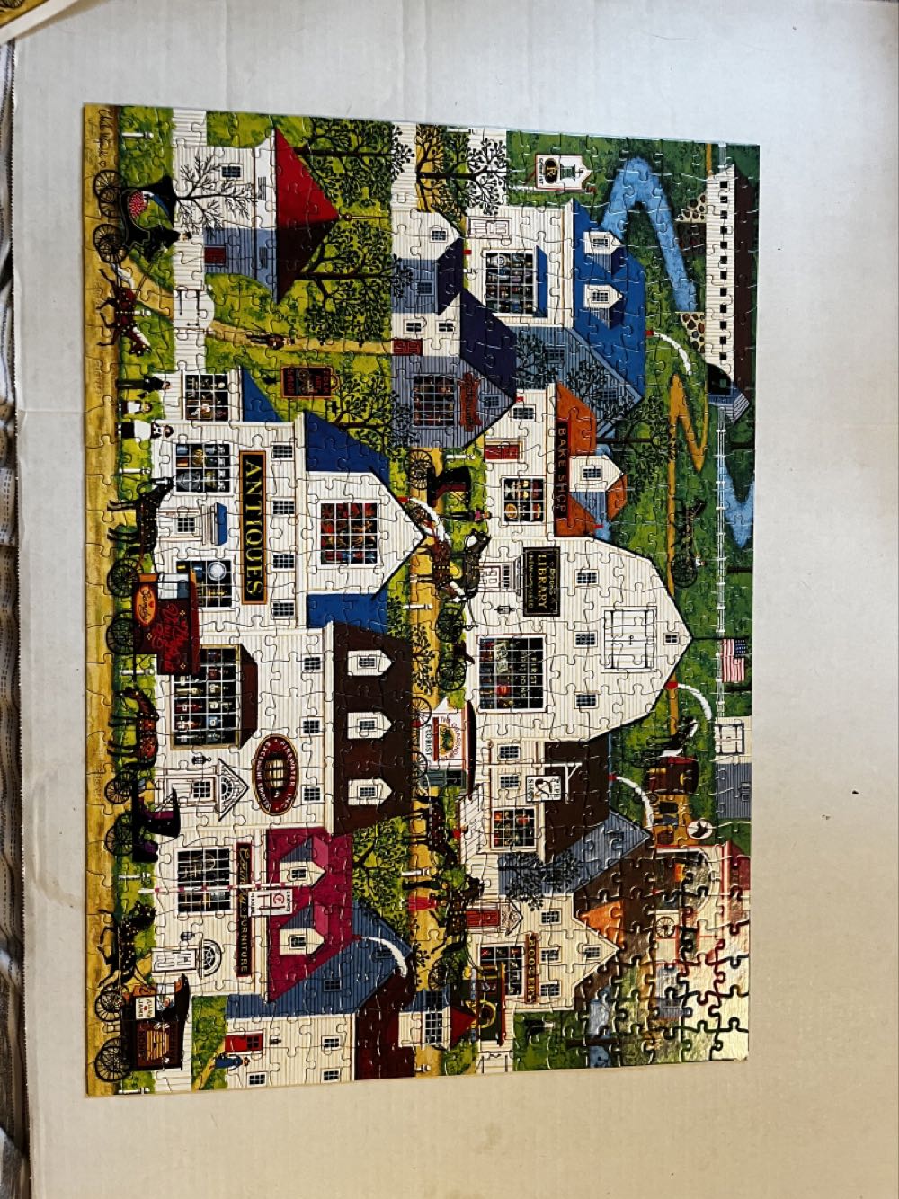 Shops & Buggies ❤️ - Charles Wysocki puzzle collectible [Barcode 079346037117] - Main Image 3