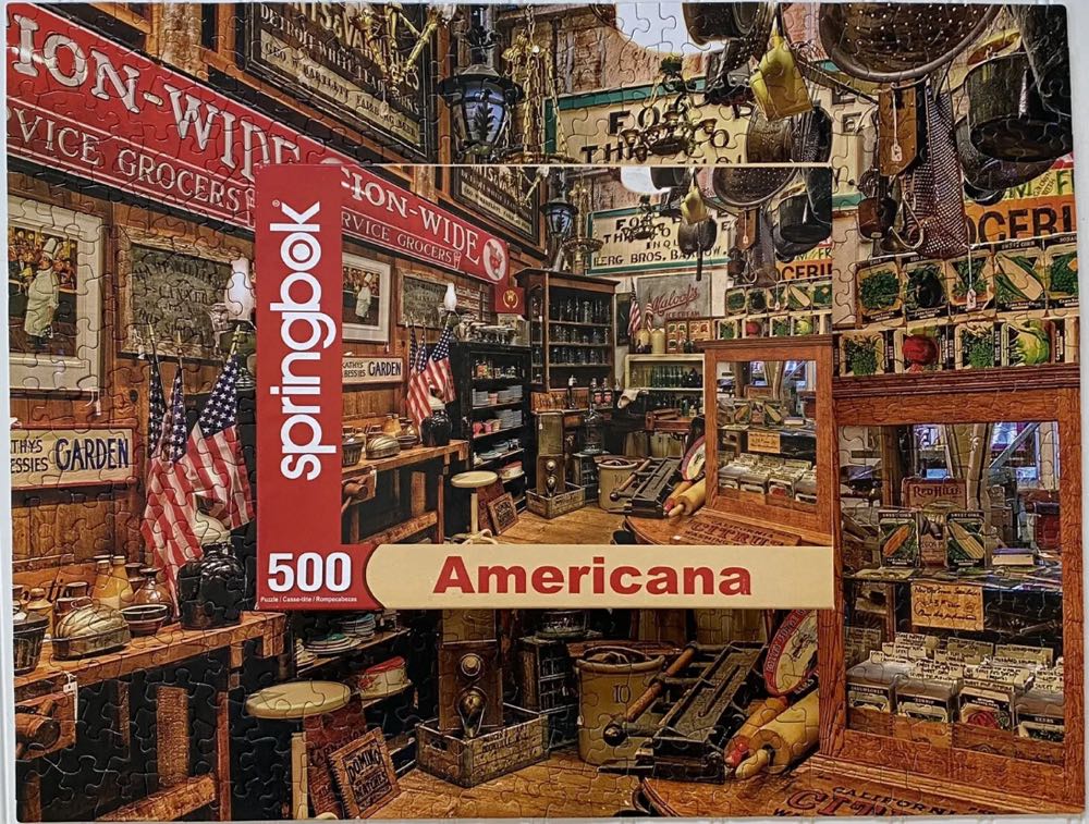 Americana*^ - Springbok puzzle collectible [Barcode 091683015047] - Main Image 3