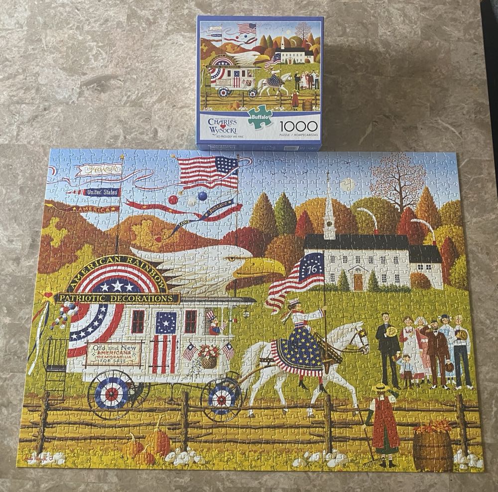 So Proudly We Hail - Frank - Buffalo Games puzzle collectible [Barcode 079346114597] - Main Image 2