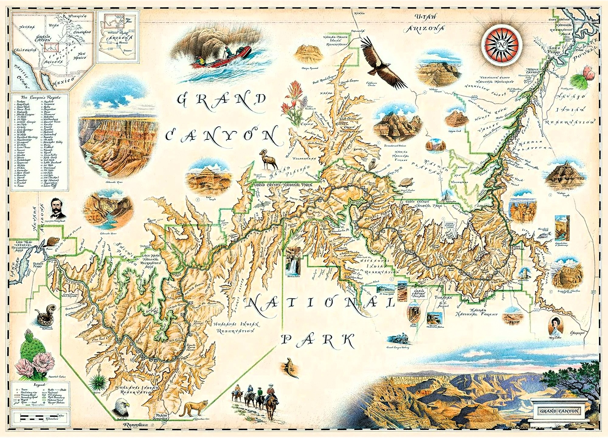 Grand Canyon National Park - Cheryl - MasterPieces puzzle collectible [Barcode 705988717024] - Main Image 2