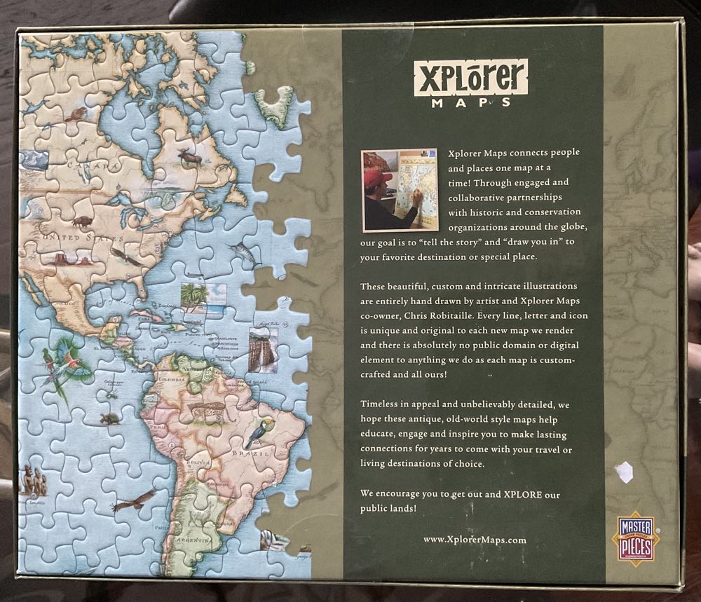 Yellowstone National Park - Master Pieces 🇺🇸 puzzle collectible [Barcode 705988716980] - Main Image 2