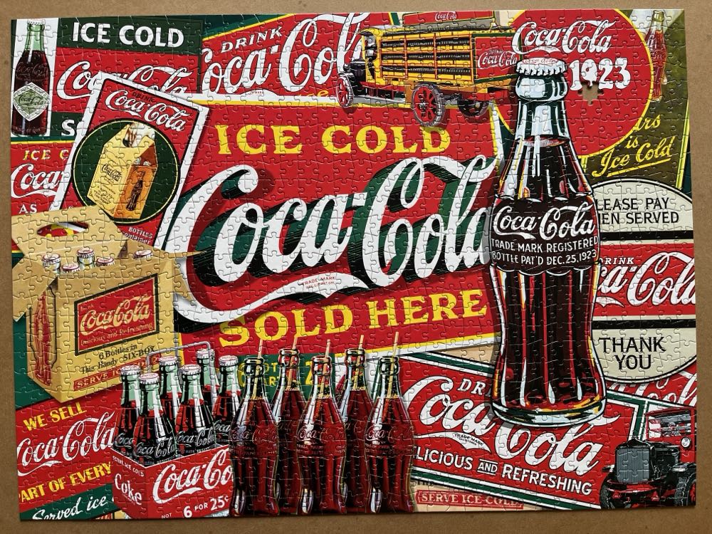 Ice Cold Coca-Cola - Gone puzzle collectible [Barcode 079346112647] - Main Image 2
