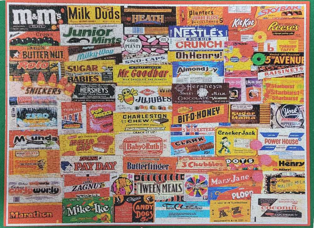 Candy Wrappers - White Mountain puzzle collectible [Barcode 724819254781] - Main Image 3