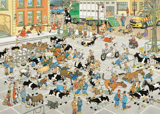 Cattle Market 19075, The - Jumbo puzzle collectible - Main Image 2