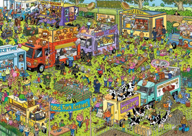 Food Truck Festival 19079 - Jumbo puzzle collectible - Main Image 2