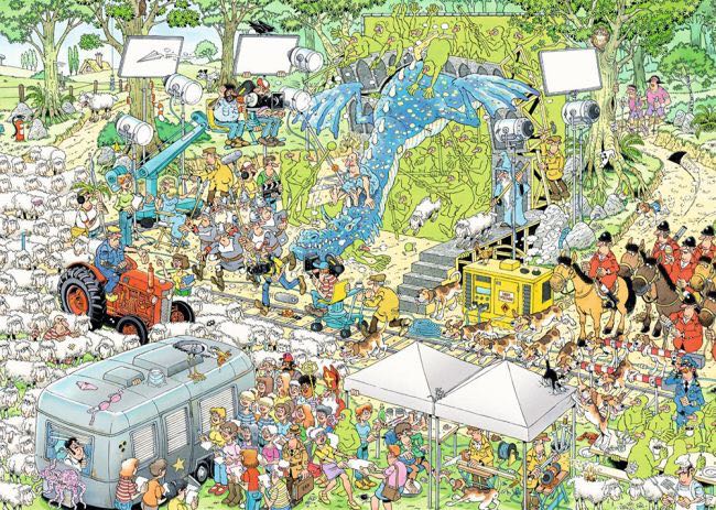 19074 De Film Set - Jumbo puzzle collectible - Main Image 2