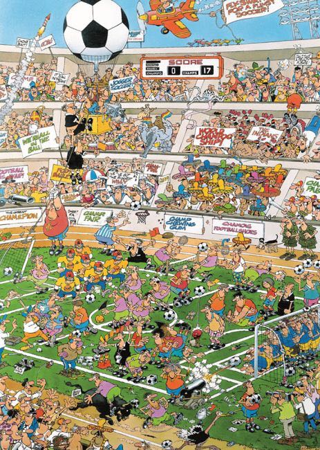 Soccer 2371-15 - Ceaco puzzle collectible - Main Image 2