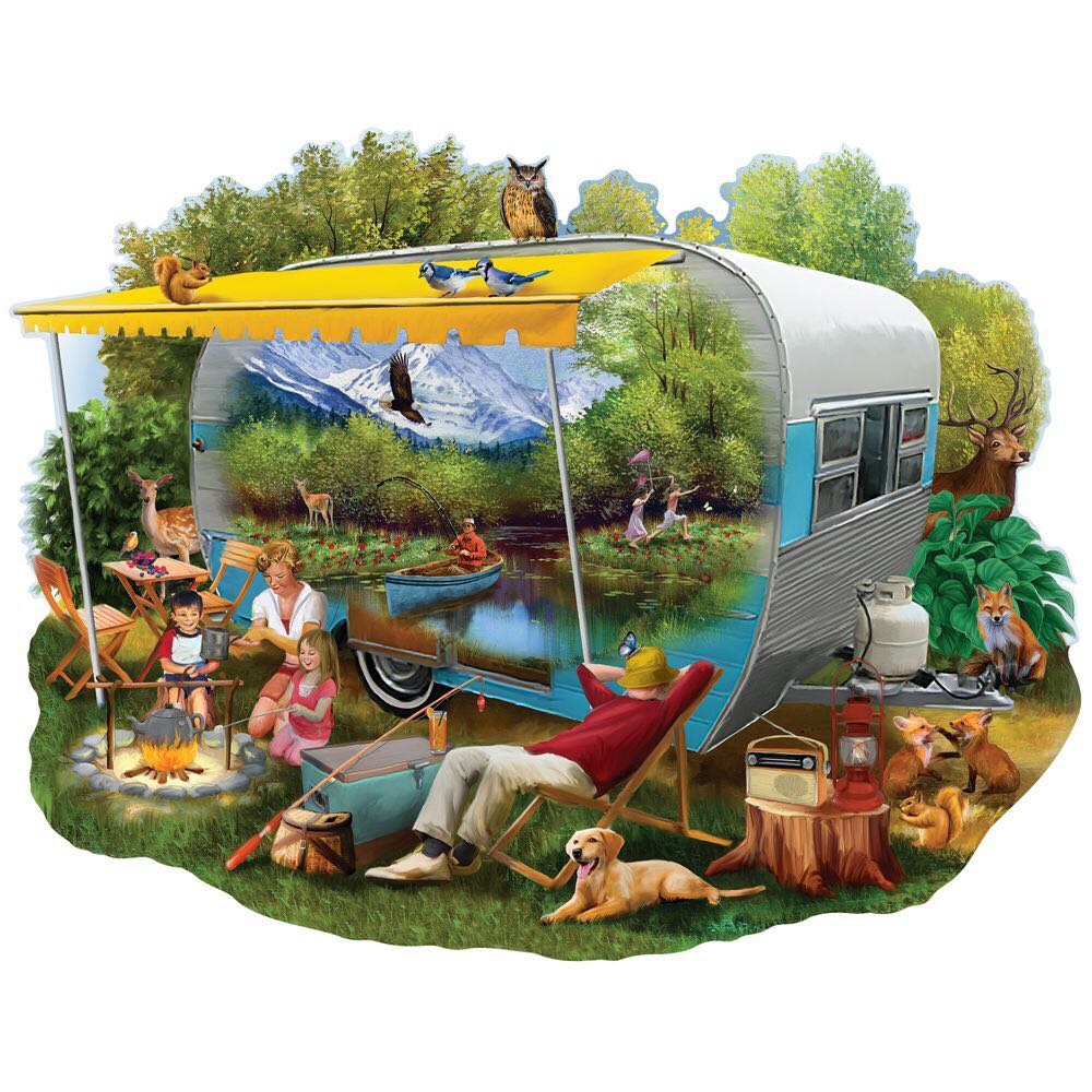 Camping Trip - Cheryl - Bits And Pieces puzzle collectible - Main Image 2