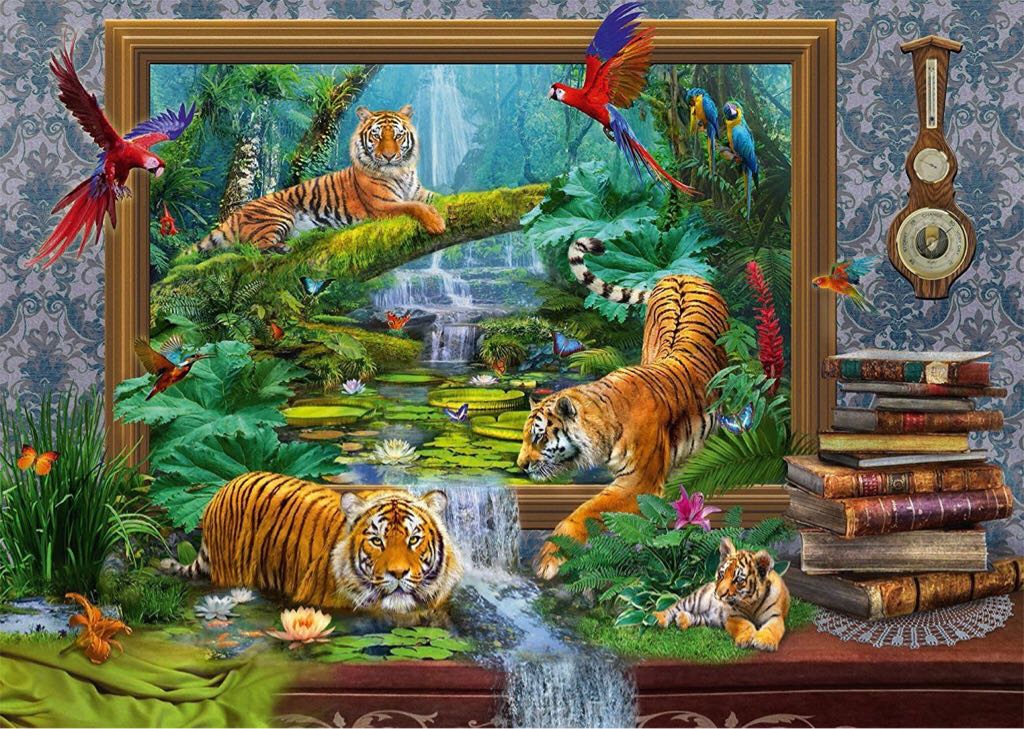 JPK Coming to life Tigres 59337 - Schmidt puzzle collectible - Main Image 2