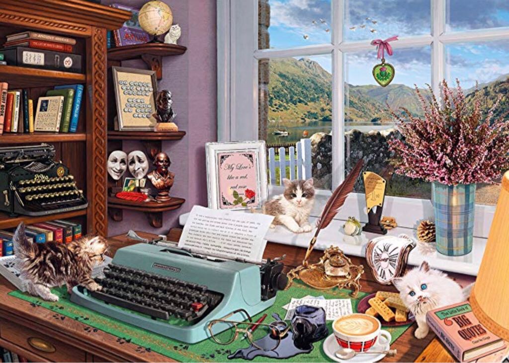 Writer’s Desk 153343, The - Ravensburger puzzle collectible - Main Image 2