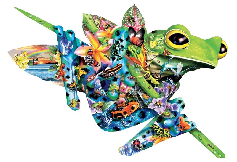 Paradise Frogs 95780 - SunsOut puzzle collectible - Main Image 2