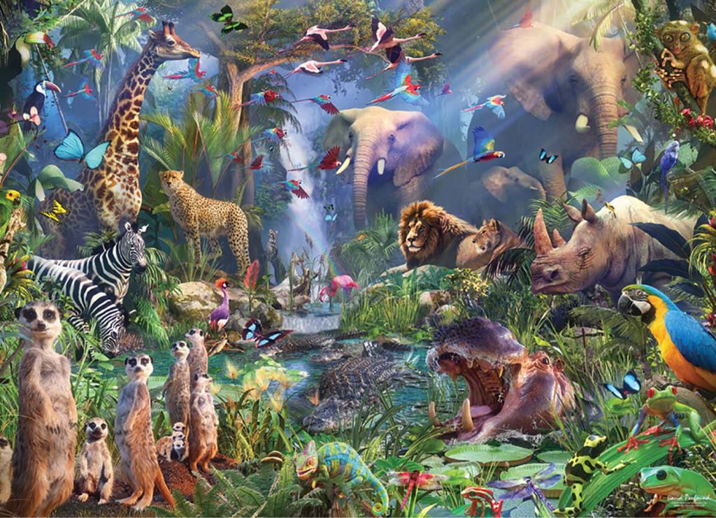 Into The Jungle 80210 - Cobble Hill puzzle collectible - Main Image 2