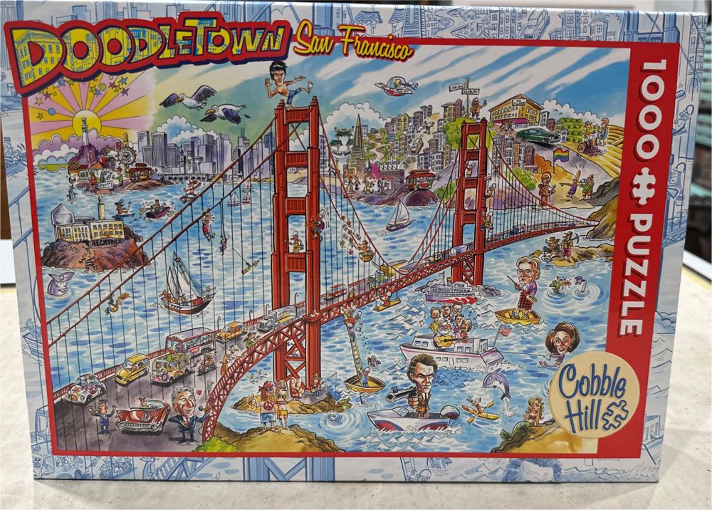 Doodletown: San Francisco - Cobble Hill puzzle collectible [Barcode 625012535045] - Main Image 2