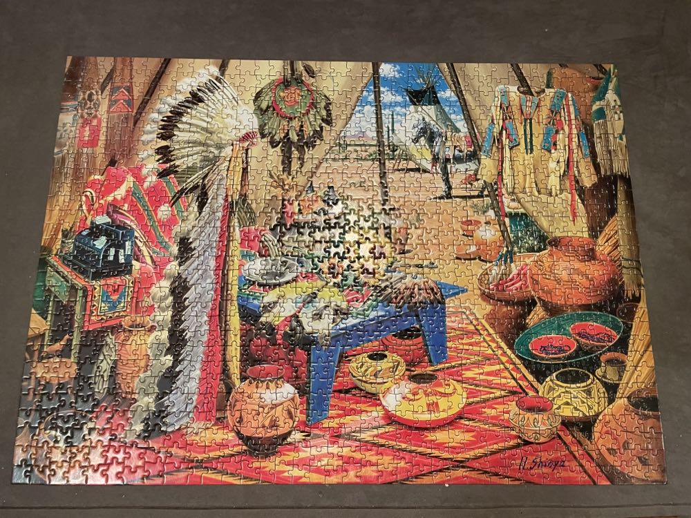 Trading Post — Completed - MasterPieces puzzle collectible [Barcode 705988719011] - Main Image 2