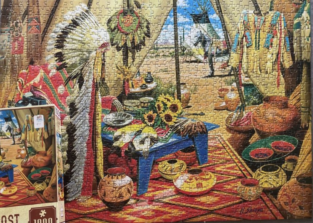 Trading Post — Completed - MasterPieces puzzle collectible [Barcode 705988719011] - Main Image 4