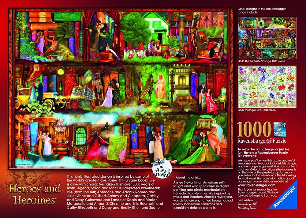 Heroes and Heroines - Ravensburger puzzle collectible [Barcode 4005556195404] - Main Image 2