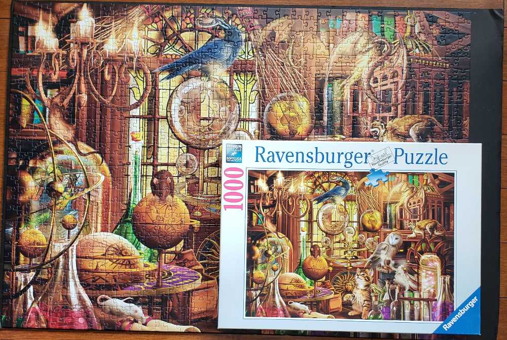 Merlins Laboratory - Ravensburger 🇩🇪 puzzle collectible [Barcode 4005556198344] - Main Image 4