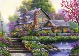 Romantic Cottage (1) - Ravensburger puzzle collectible [Barcode 4005556151844] - Main Image 2