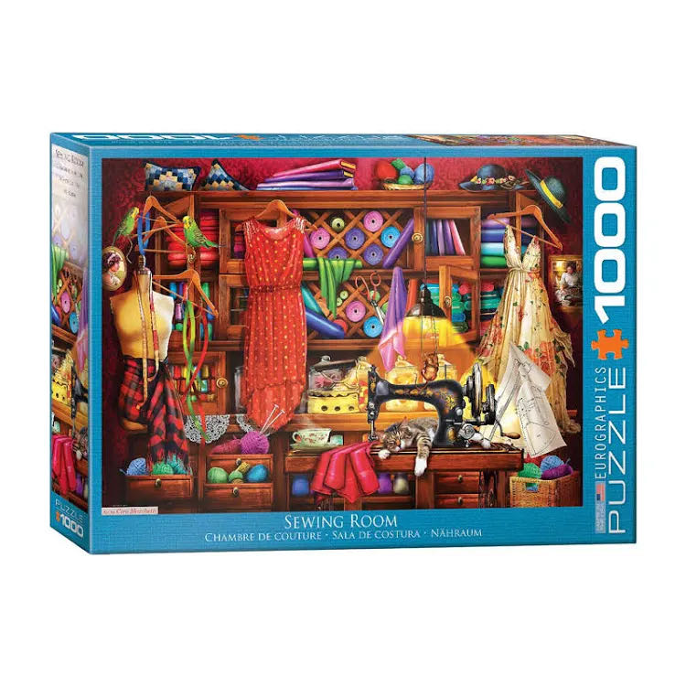 Sewing Room - Eurographics puzzle collectible [Barcode 628136653473] - Main Image 2