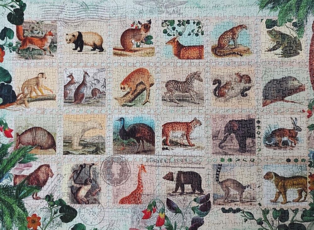 Wildlife Stamp Collection - Schmidt Puzzle puzzle collectible [Barcode 4001504582852] - Main Image 3