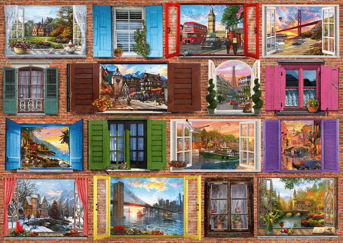 Open Windows - Schmidt puzzle collectible [Barcode 4001504583255] - Main Image 2