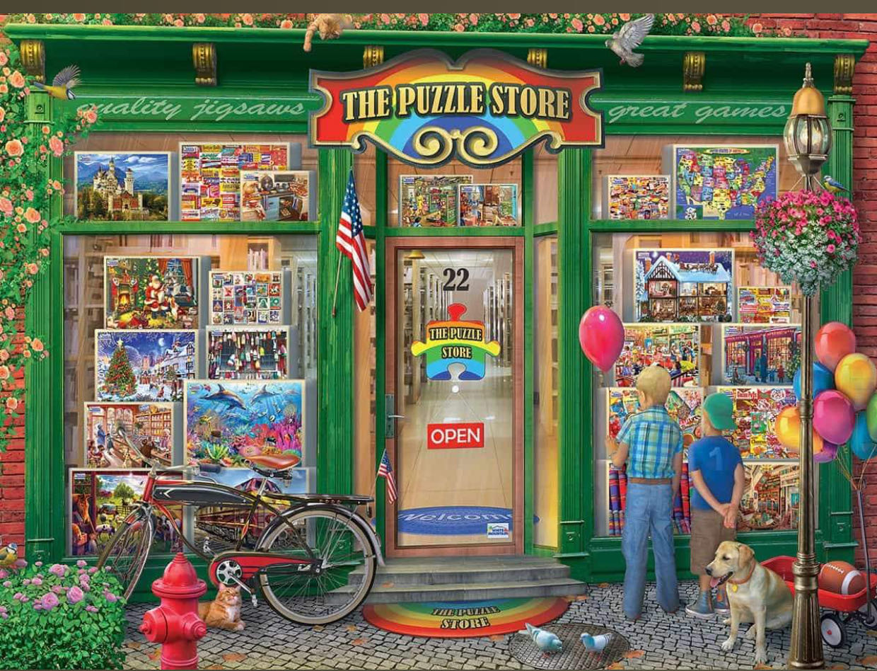 The Puzzle Store - White Mountain Puzzles puzzle collectible [Barcode 724819262120] - Main Image 2