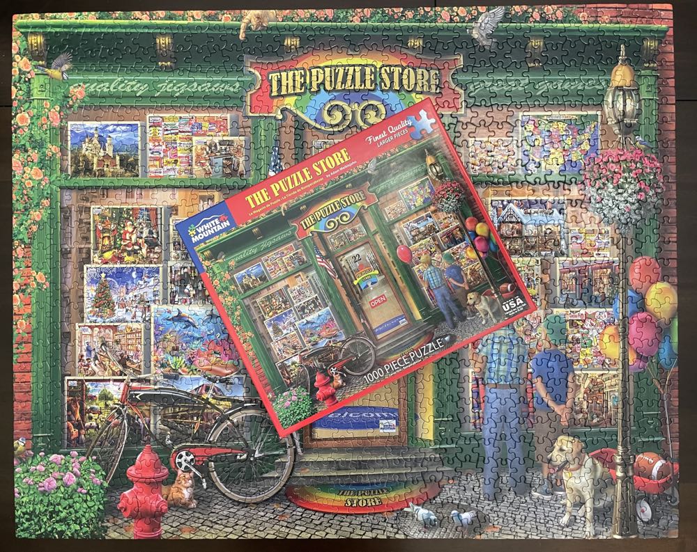 The Puzzle Store - White Mountain Puzzles puzzle collectible [Barcode 724819262120] - Main Image 3