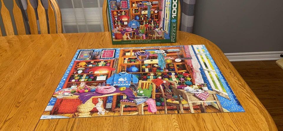 All You Knit Is Love - Eurographics puzzle collectible [Barcode 628136654050] - Main Image 2