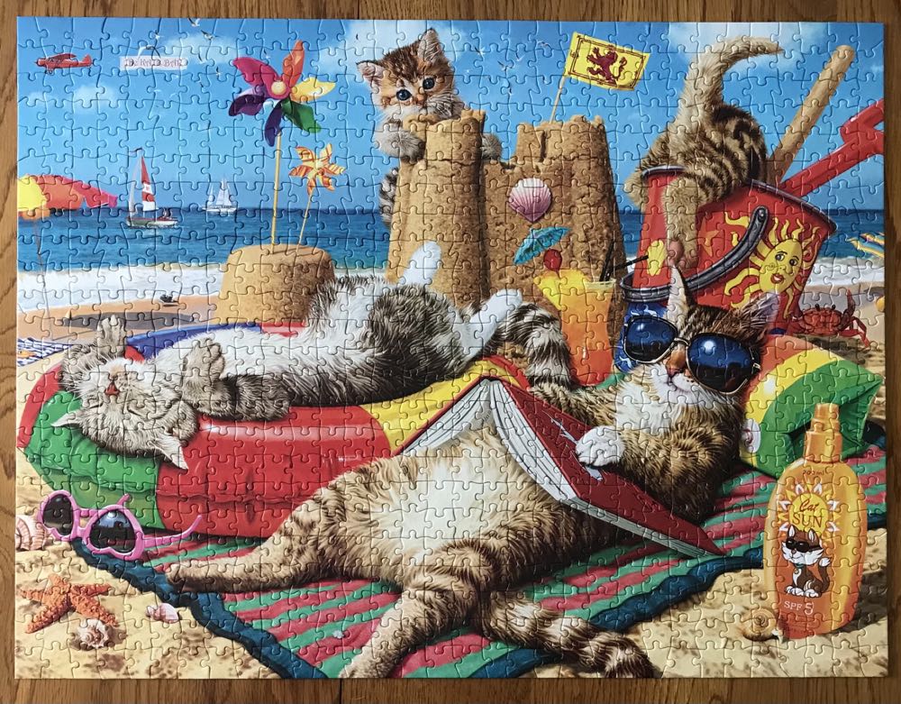 Beachcombers - Buffalo Games puzzle collectible [Barcode 079346170890] - Main Image 3