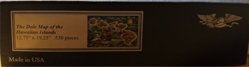 The Dole Map Of The Hawaiian Islands - Liberty puzzles puzzle collectible - Main Image 2