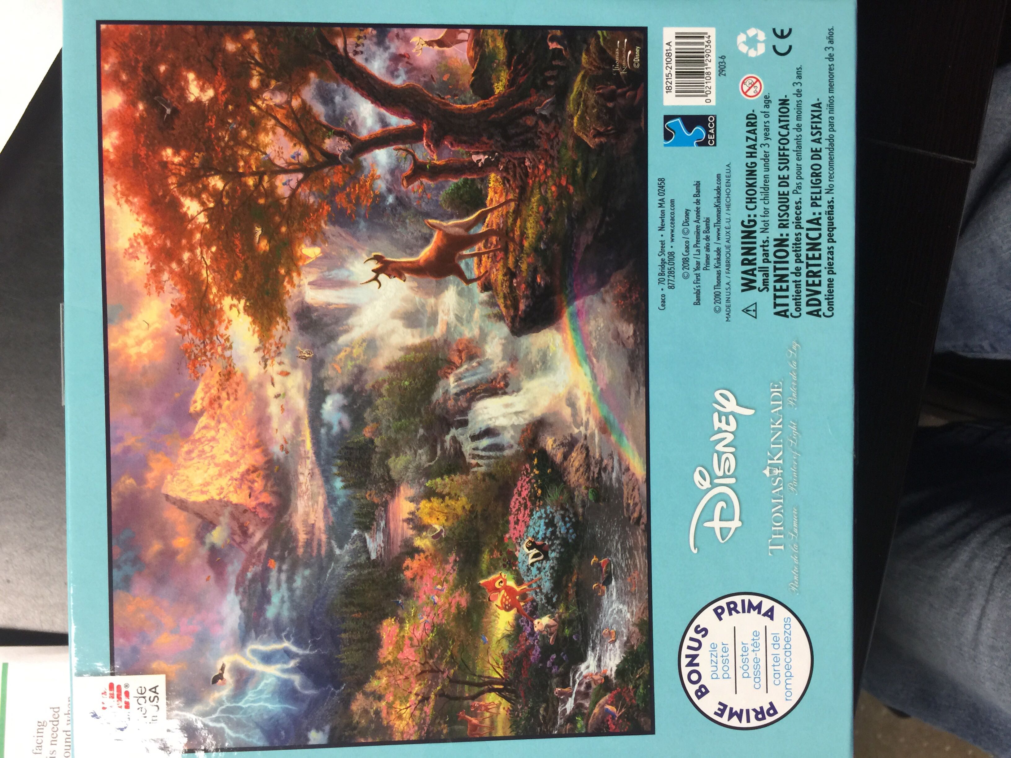Bambi - Ceaco puzzle collectible [Barcode 021081290364] - Main Image 2