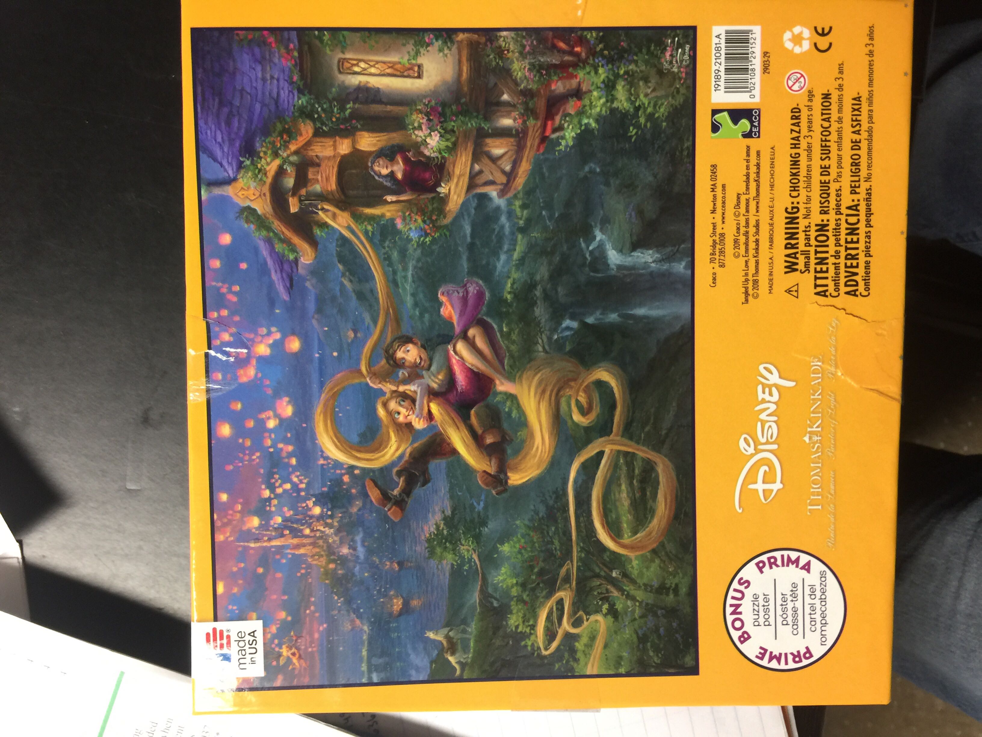 Tangled Up In Love - Ceaco puzzle collectible [Barcode 021081291521] - Main Image 2
