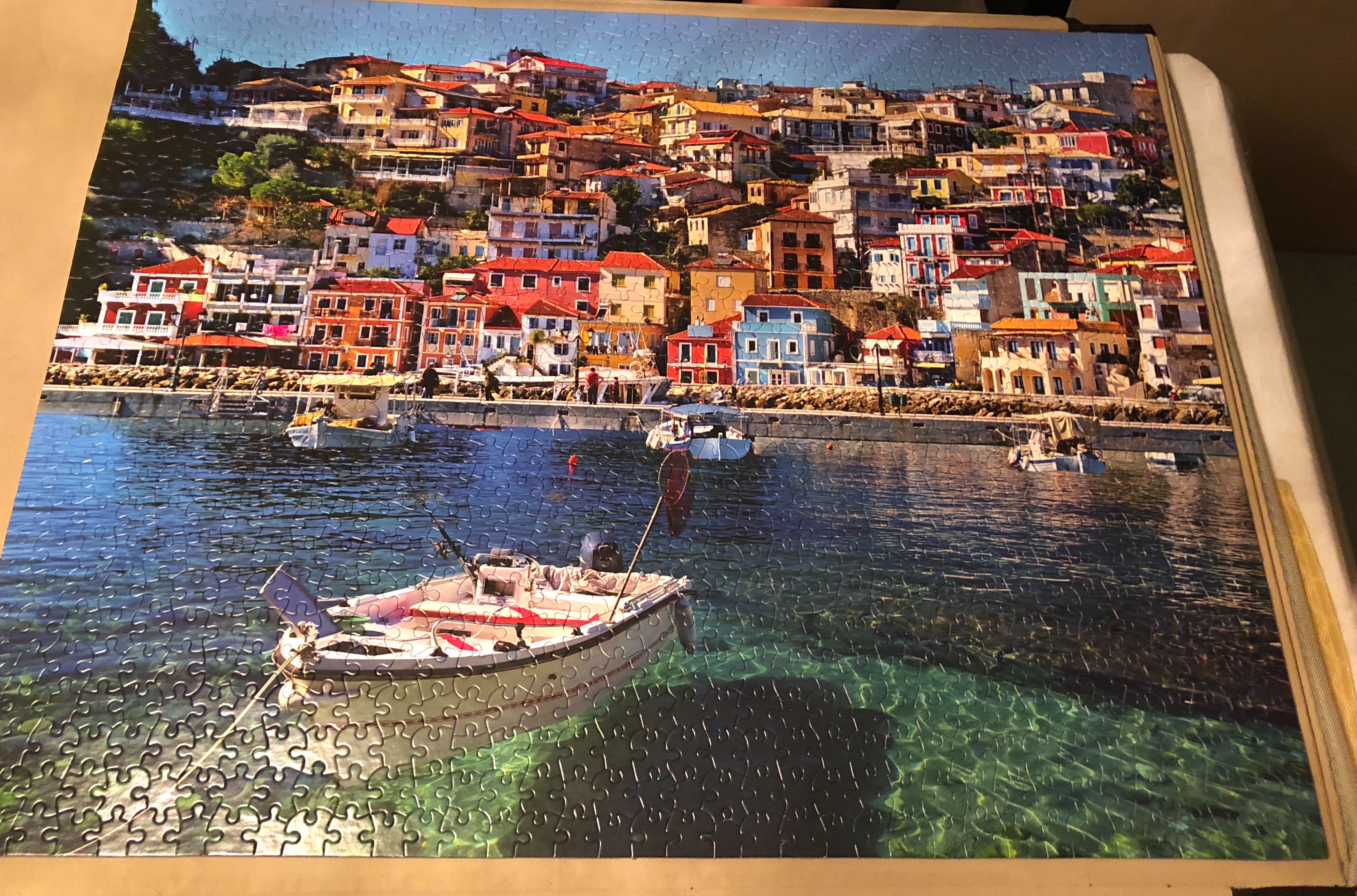 Parga, Greece - White Mountain Puzzles puzzle collectible - Main Image 3
