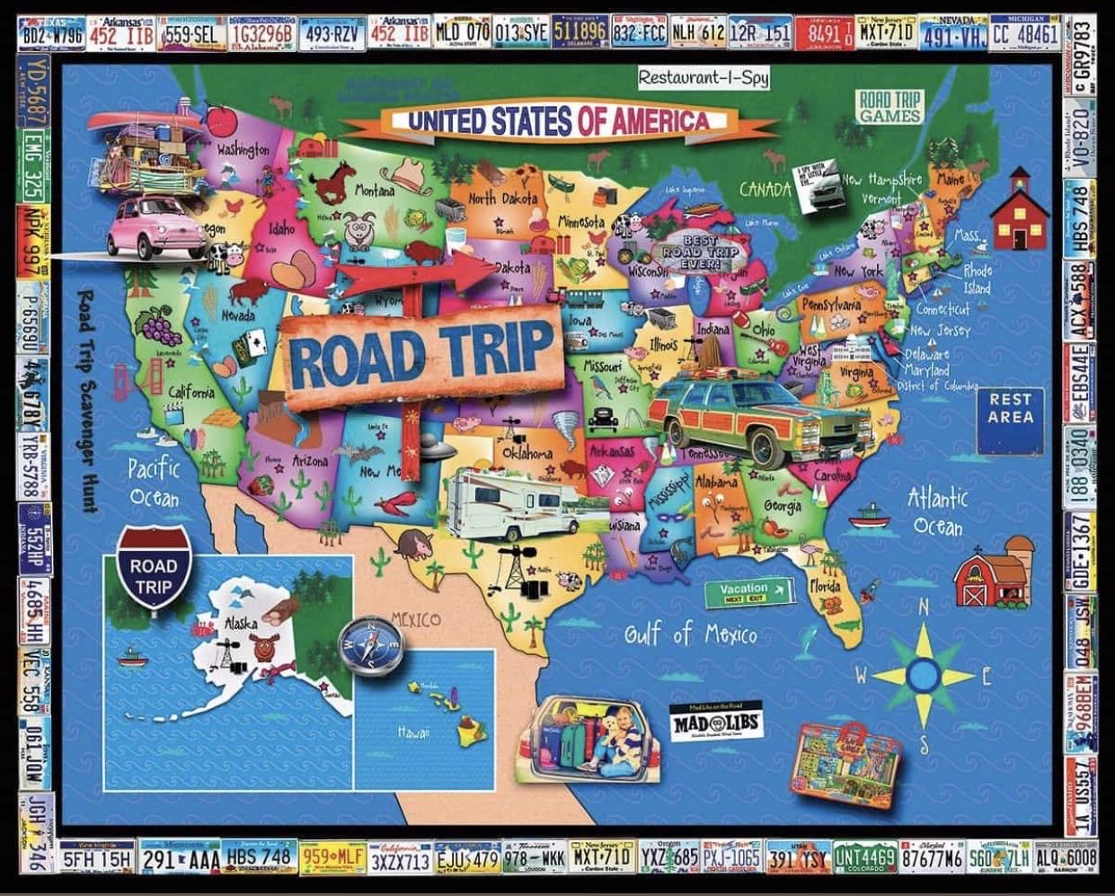 Family Vacation - White Mountain Puzzles puzzle collectible - Main Image 2