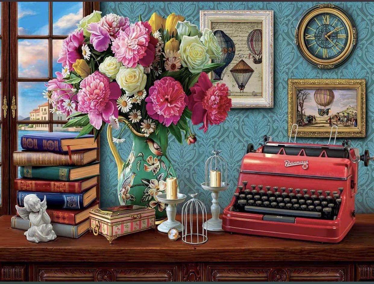 Writer’s Paradise - White Mountain Puzzles puzzle collectible - Main Image 2